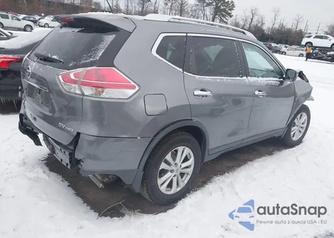 2016 Nissan Rogue Sv z USA, uszkodzony, nr VIN KNMAT2MV7GP613344
